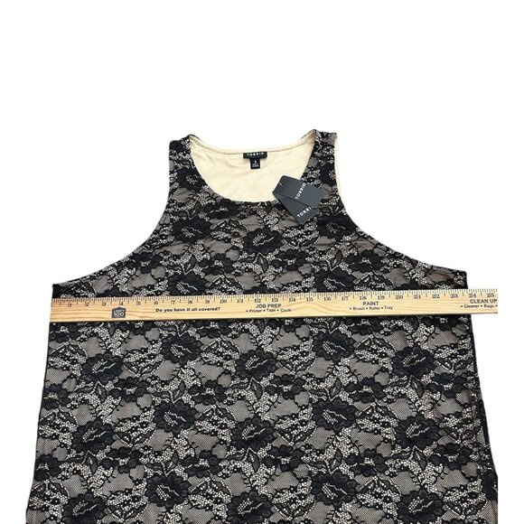 NWT Torrid Stretch Lace High Neck Tank Black Women’s Size 3XL Plus Size - Picture 8 of 8